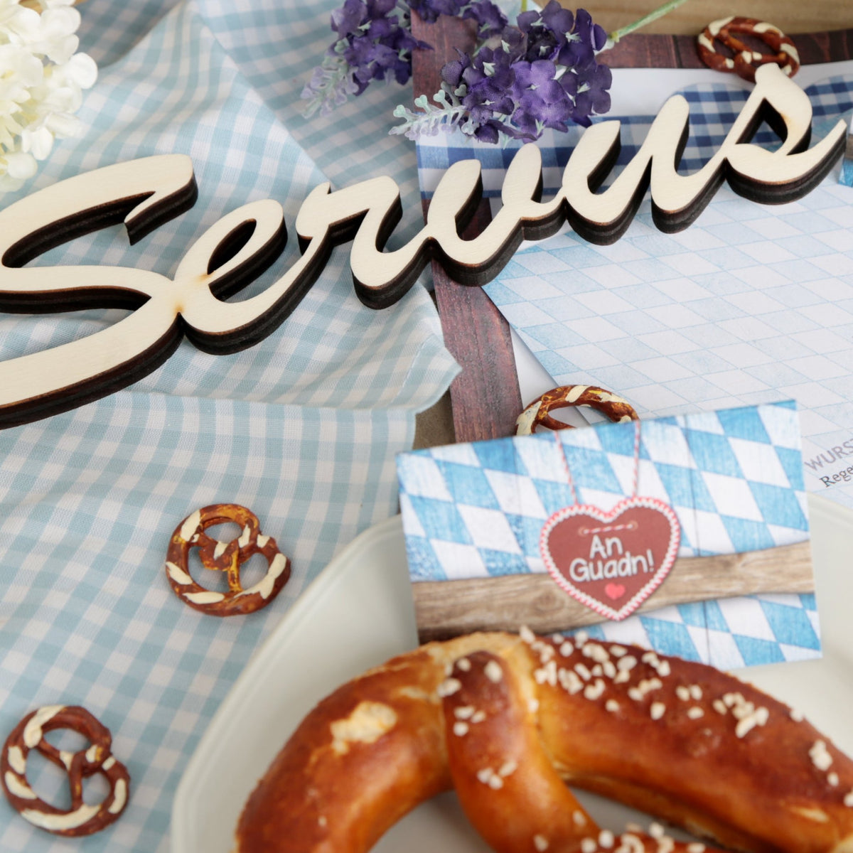 Bayerische Tischkarten