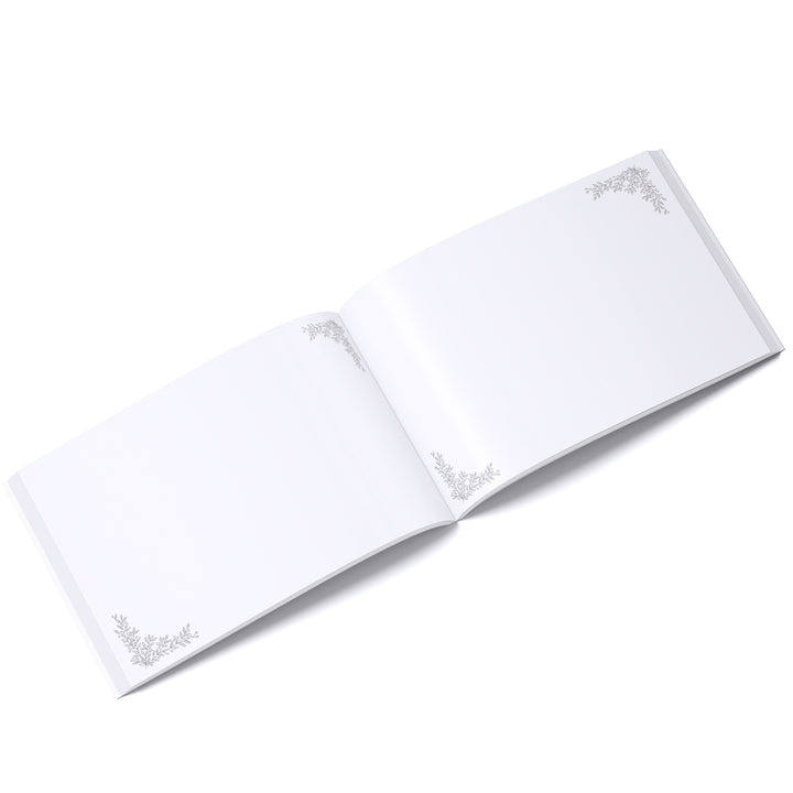 Kondolenzbuch DIN A5 quer 52 Seiten Trauerbuch mit leeren Seiten - Foto 3