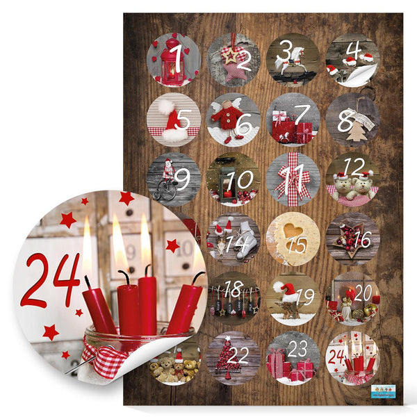 96 Stück kleine runde Mit HERZ selbstgemacht beige natur rot Kraftpapier Look Aufkleber selbstklebende Etiketten Sticker für give-away Geschenke Präsente Kunden Verpackung wie handgemacht