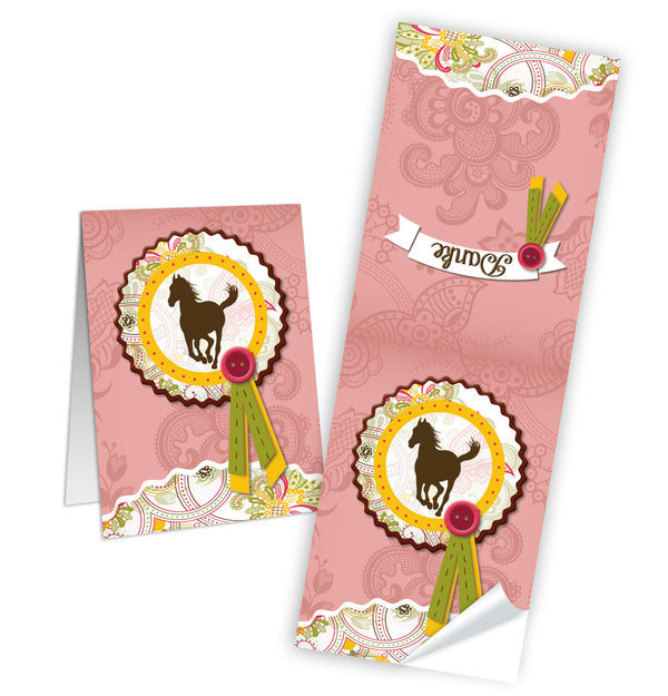 Logbuch-Verlag Set 48 Frohe Ostern Aufkleber Osterhase Osterdeko bunt Osteretiketten rund Verpackung Kindergeschenke Geschenke Give-Away braun beige weiß rot