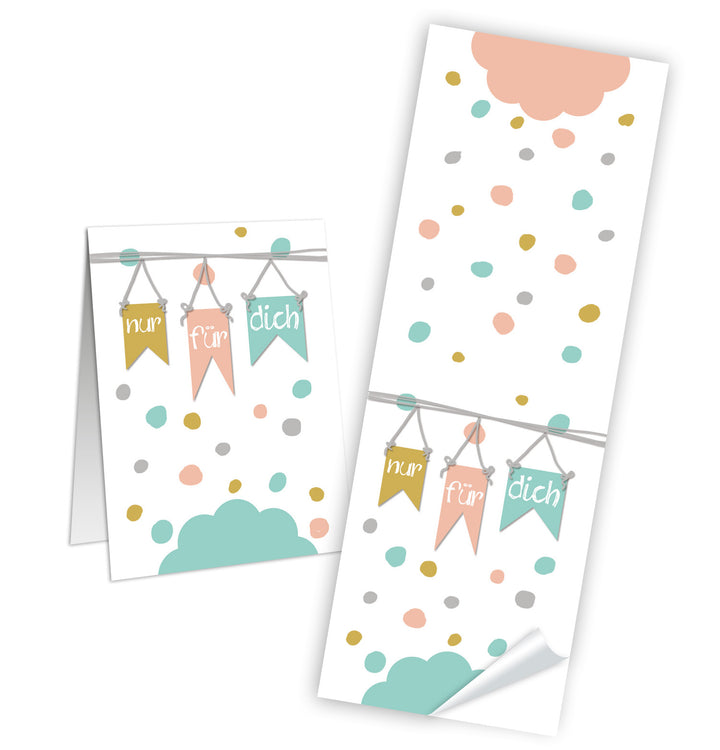10 Weihnachtsaufkleber Geschenk-Aufkleber FROHE WEIHNACHTEN braun weiß Holz-Optik rustikal 5 x 14,8 cm - Verpackung Geschenke Papiertüten zukleben Sticker Banderolen alt vintage
