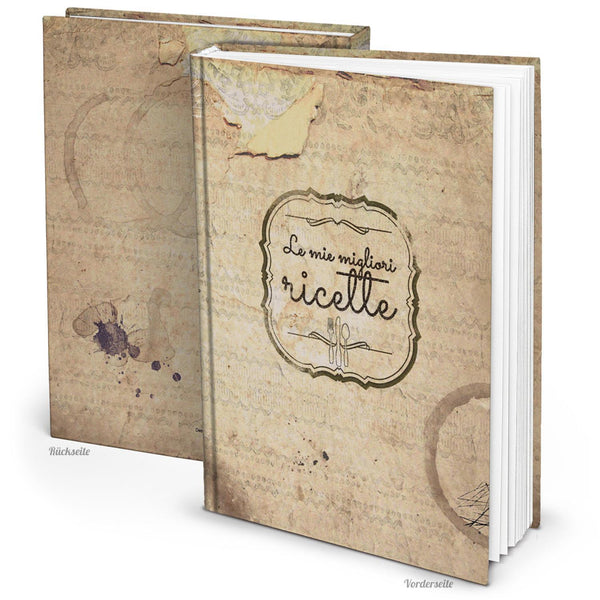 Rezeptbuch REZEPTE VON MAMA - DIN A4 leeres Buch zum Selberschreiben als Geschenk für Kinder - Familienrezepte