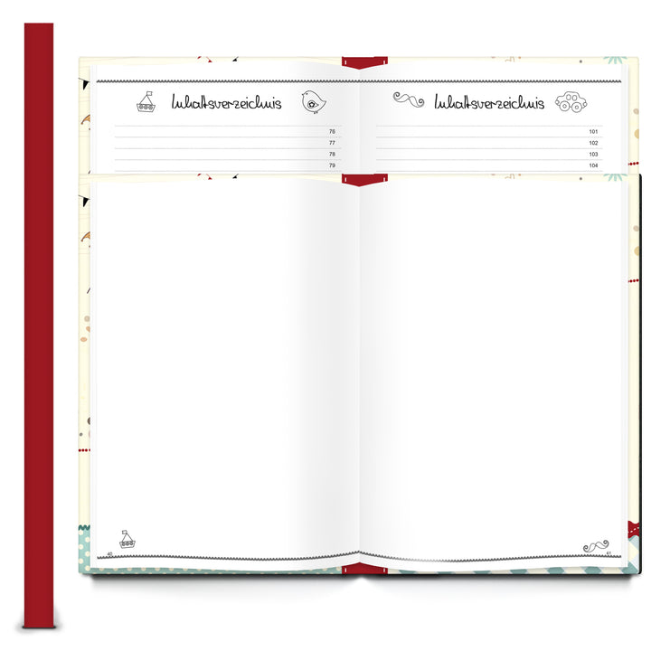 Logbuch-Verlag 35 Glückwunsch Aufkleber Vintage ALLES GUTE Liebe Herzen in beige rot grau - zum Basteln Verzieren Geburtstag Geschenke Verpackung Geschenkverpackung