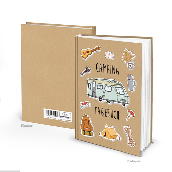 Kleines Camping Tagebuch DIN A5 - Campingbuch zum Selberschreiben - Reisebuch - Foto 1