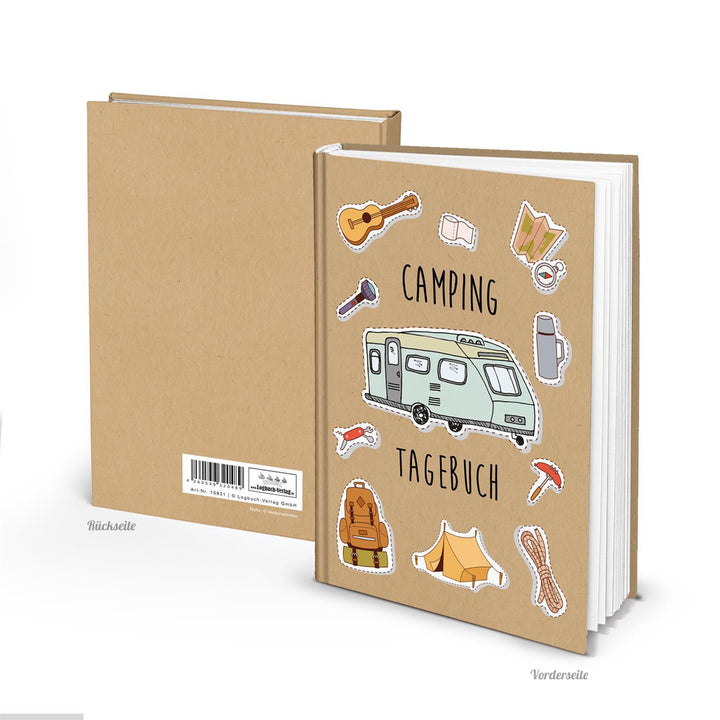 Kleines Camping Tagebuch DIN A5 - Campingbuch zum Selberschreiben - Reisebuch - Foto 1