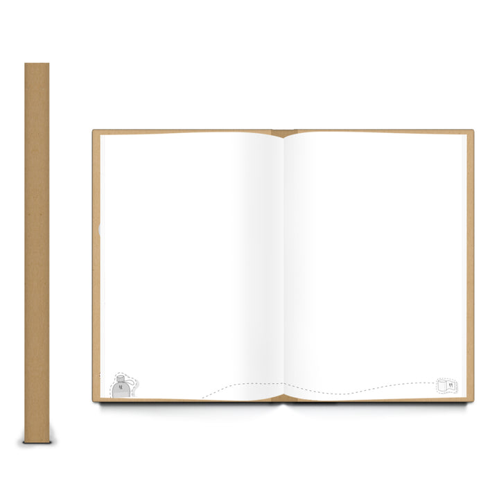 Kleines Camping Tagebuch DIN A5 - Campingbuch zum Selberschreiben - Reisebuch - Foto 3