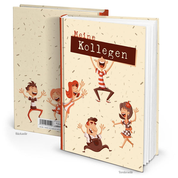 Abschiedsbuch MEINE KOLLEGEN DIN A4 - Abschiedsgeschenk Firma