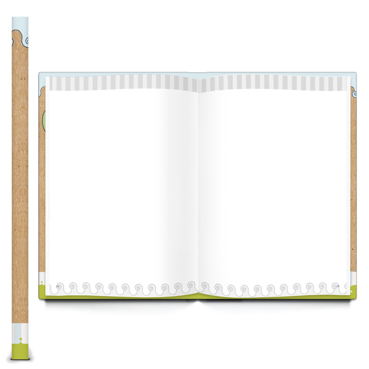 Kinderbuchtagebuch Babytagebuch DIN A4 zum Einschreiben - Motiv Teddybär Löwe - Foto 5