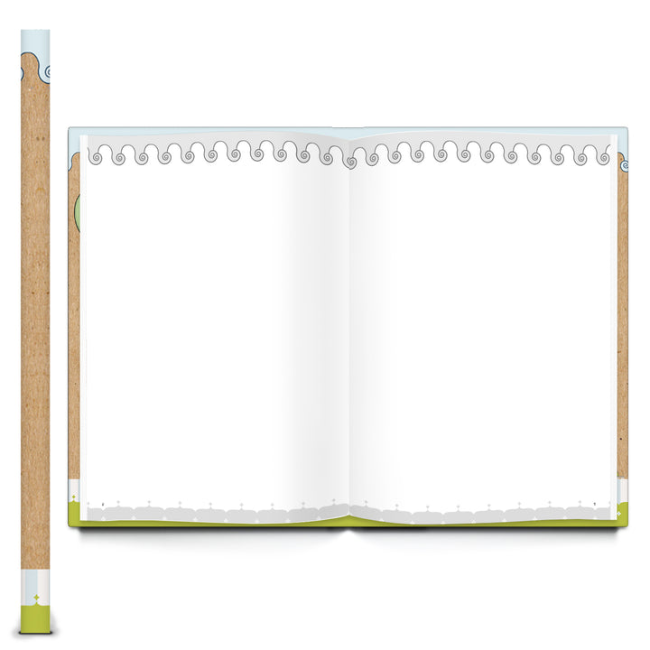 Kinderbuchtagebuch Babytagebuch DIN A4 zum Einschreiben - Motiv Teddybär Löwe - Foto 6