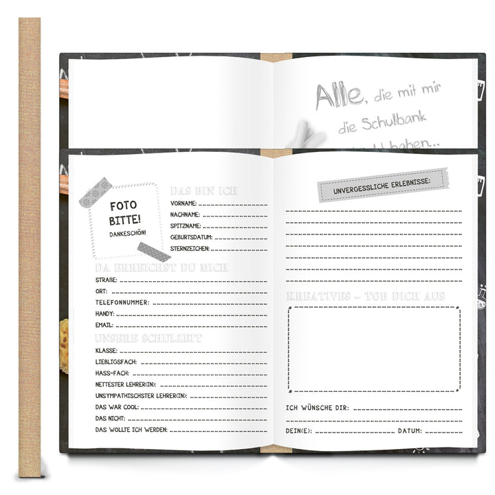 Gästebuch mit leeren Seiten DIN A4 Hardcover für Gäste - Ferienwohnung Ferienhaus Urlaub bunt