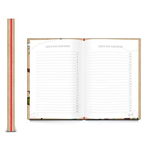 Kleines Camping Tagebuch Reisetagebuch RELAX VOYAGE Reisebuch Urlaub Wohnmobil Camper Camping-Bus als Fahrtenbuch Notizbuch Camping-Urlaub Wohnmobil DIN A5 Gitarre HARDCOVER als Geschenk - Foto 3