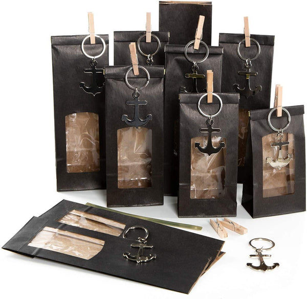 Logbuch-Verlag 50 Tischsets aus Papier im Tafelkreide-Look schwarz braun DIN A3 - Einweg Platzdeckchen Restaurant
