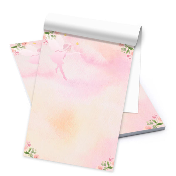 Logbuch-Verlag Briefblock DIN A5 rosa pink - 50 Blatt Briefpapier mit Herzen - Motivpapier Bastelpapier Geschenk Mädchen