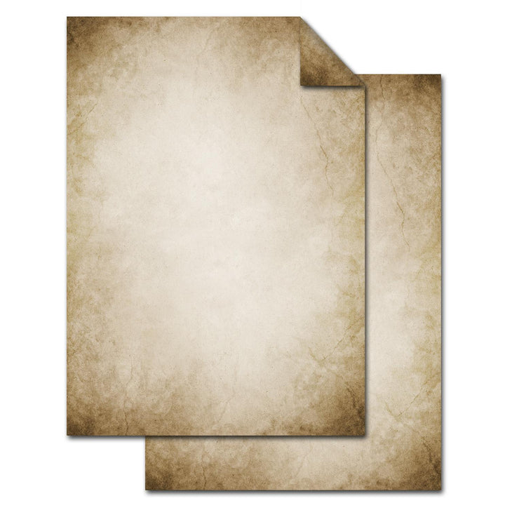 25 Blatt Weihnachts-Briefpapier beige ADVENTSKRANZ VINTAGE beidseitig bedruckt 100g Weihnachts-Papier DIN A4 Brief-Bogen marmoriert vintage natur rot braun alt