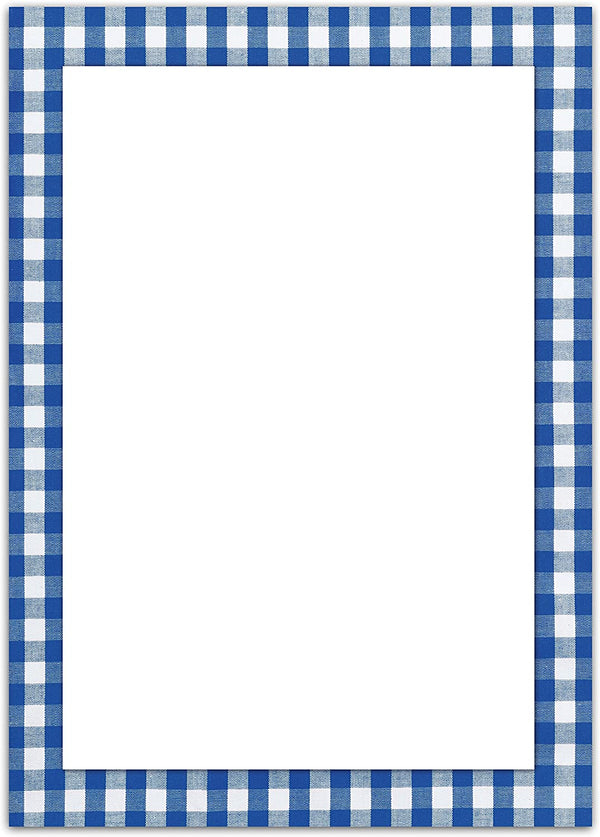 100 Blatt Weihnachtsbriefpapier weihnachtliches Briefpapier Papier RENTIERE ROT WEISS braun kariert 100g Weihnachtspapier Schreibpapier Motiv-Papier DIN A4 Brief-Bogen Design-Papier