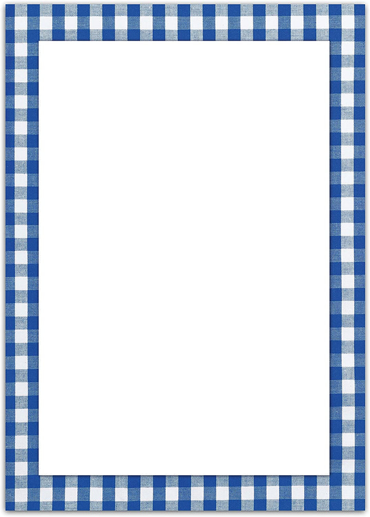 100 Blatt Weihnachtsbriefpapier weihnachtliches Briefpapier Papier RENTIERE ROT WEISS braun kariert 100g Weihnachtspapier Schreibpapier Motiv-Papier DIN A4 Brief-Bogen Design-Papier