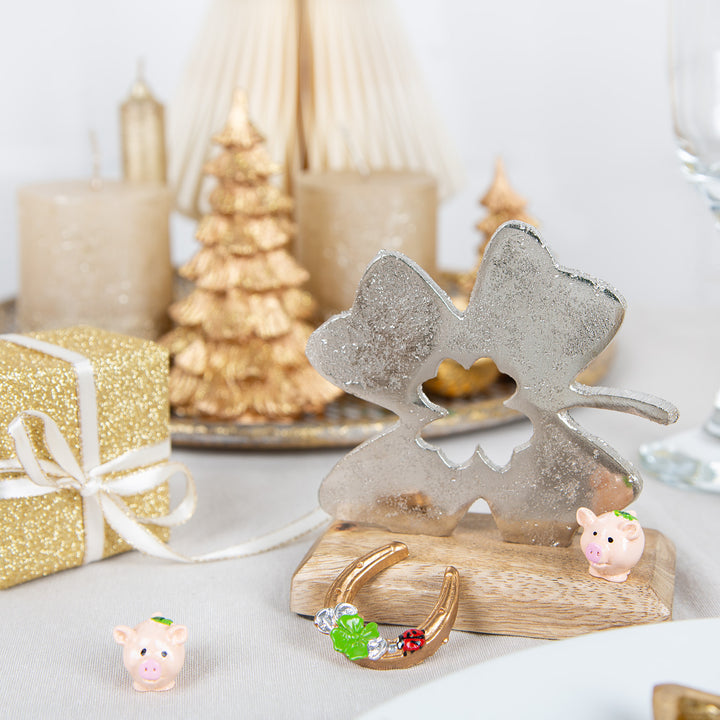 3 Teelichtgläser pastellfarben rosa weiß creme Perlen Teelichthalter aus Glas - Tischdeko Hochzeit
