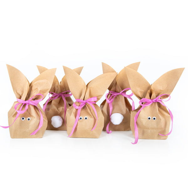 Logbuch-Verlag 10 Give-Away Fruchtgummi Tütchen - Mini Gummibärchen Tüten grün blanko zum Beschriften - Tischdeko Gastgeschenk