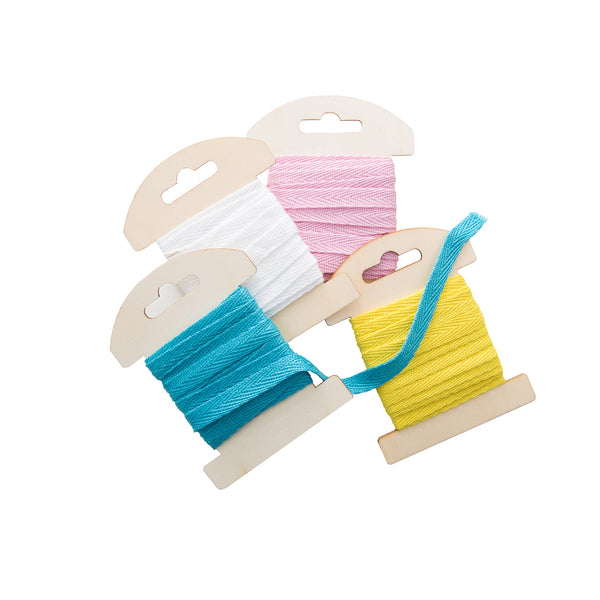 Logbuch-Verlag SET 2 x 1 Rolle Masking-Tape hell-blau weiß WOLKEN + dunkelblau GEPUNKTET Klebe-Band selbstklebend maritim 1,5 cm x 10 m washi Band Klebestreifen