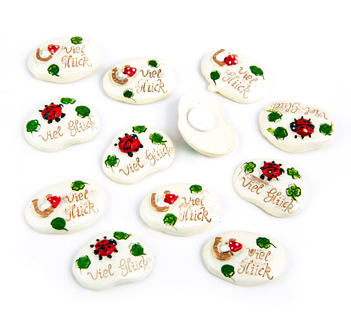 20 kleine Mini Frösche mit Klebepunkt Streudeko Tischdeko Geschenkaufkleber Froschkönig