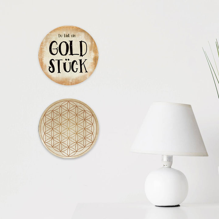 Set: 10 kleine Wichtelfiguren 5 weiß gold + 5 weiß silber glitzernd 7 cm