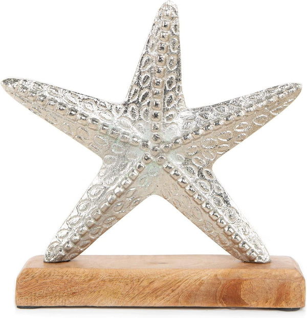3 kleine maritime Metallanker mit Schnur zum Aufhängen Gold - 12 cm -