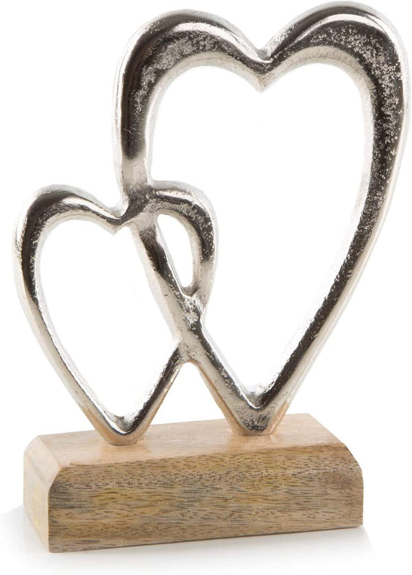 Dekoratives Segelboot aus Metall & Holz 20 cm - als Maritime Dekoration