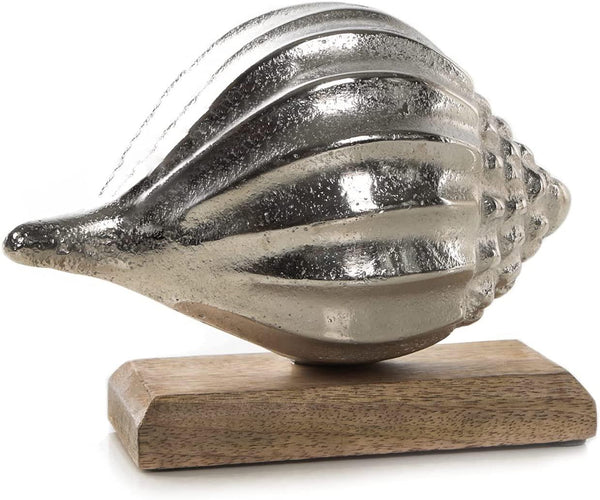 Großes Segelboot zum Aufhängen aus Holz & Metall - 13 cm