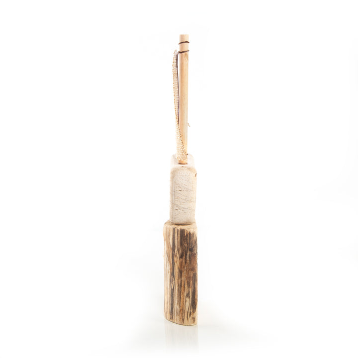 Holzschiff natur braun 30 cm - Segelboot Figur maritim - Foto 2