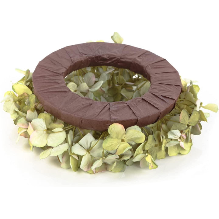 Künstlicher Hortensien Kranz - Ø 30 cm hellgrün - Foto 2