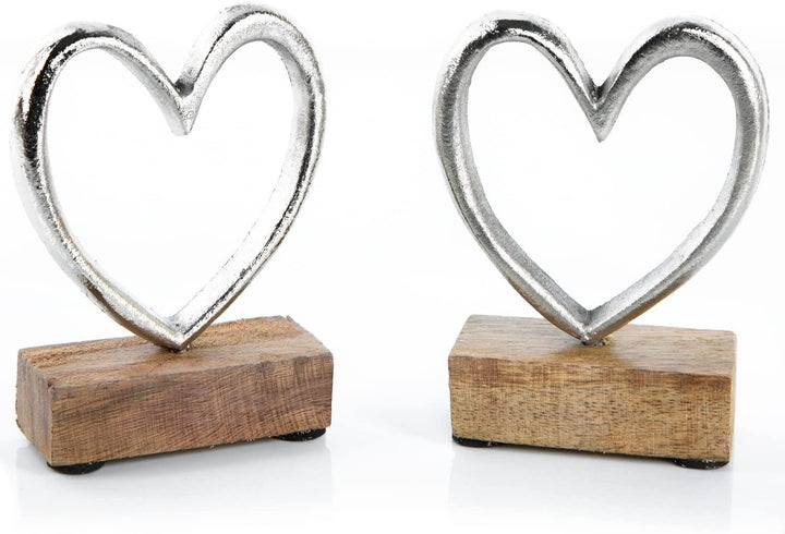 Maritimes Deko Set Seepferdchen + Segelboot aus Metall & Holz
