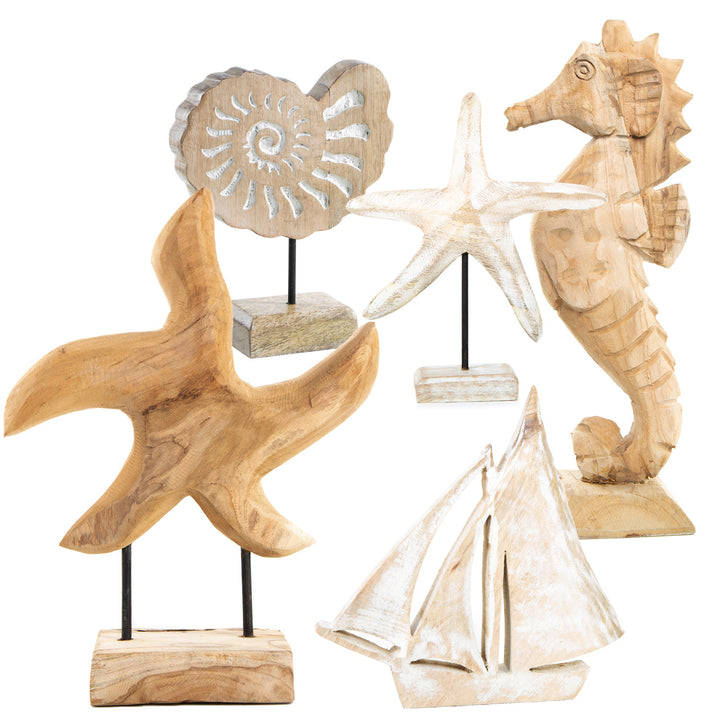 Geschenkset - Seemeilenbuch und Segelboot Figur