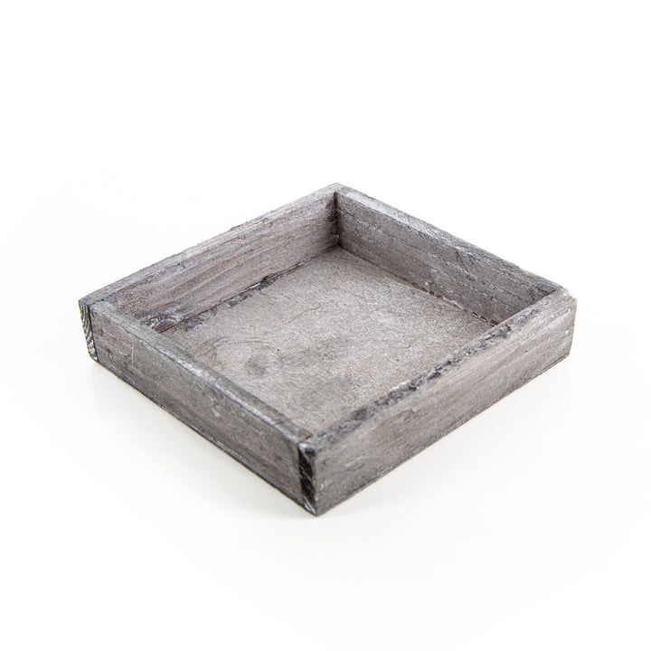 Herz Deko 12 kleine Metallherzen Anhänger grau weiß 4 cm