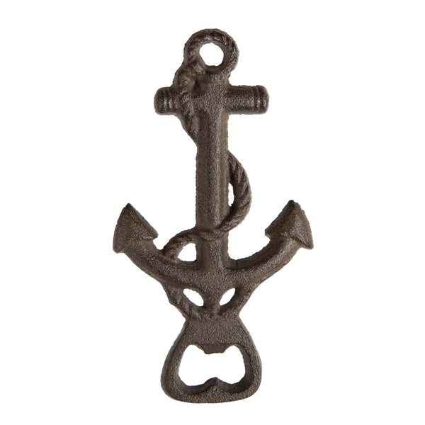 Flaschenöffner Captain aus Gusseisen Dunkelbraun 14,5 cm