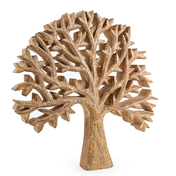3 Holz Weihnachtsanhänger Eicheln Gold Natur Weihnachten 6 cm