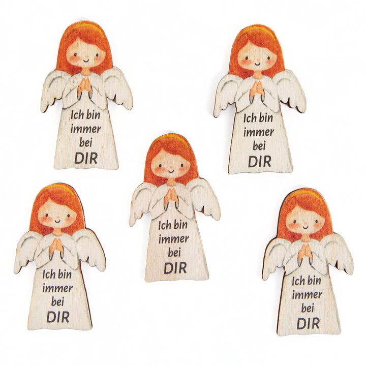 Zahnfee Türschild aus Holz mit Münze Milchzähne Säckchen für Kinder