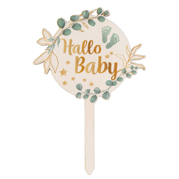 Beste Mama Cake Topper Muttertag - Tortendeko rot bunt 15,4 x 19 cm