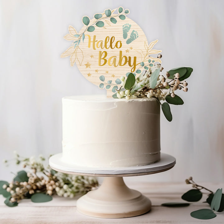 Beste Mama Cake Topper Muttertag - Tortendeko rot bunt 15,4 x 19 cm
