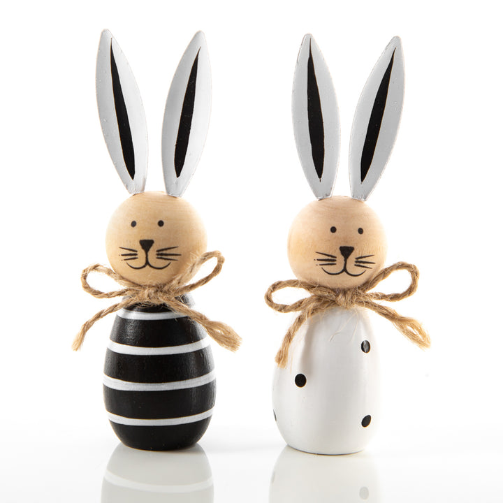 4 kleine Schafe Ostern Deko Figuren Tier Osterfest 6 cm