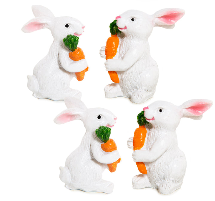 2 kleine Ostersäckchen mit Henkel Osterhase 21 x 17 cm