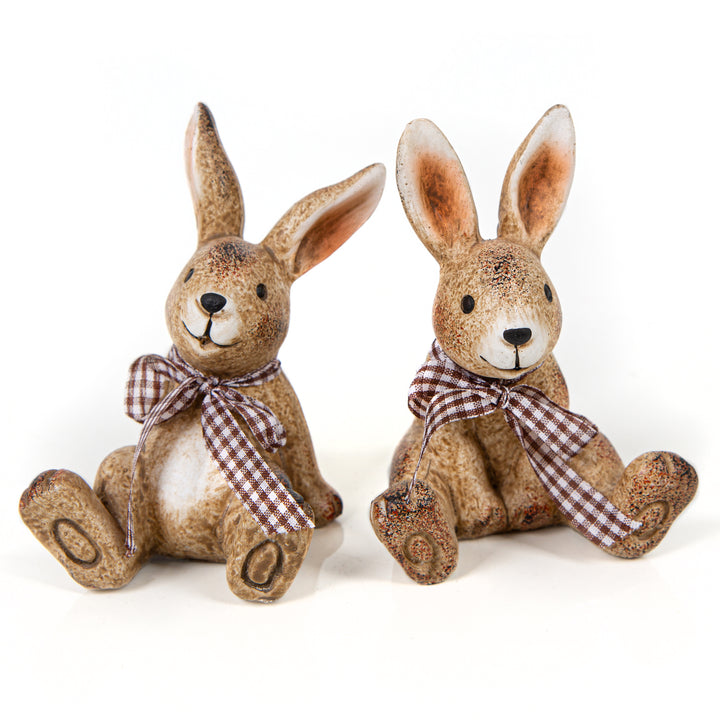 6 große Ostereier Holz Eier zum Aufhängen 11 cm blau weiß gelb Ostern Osteranhänger