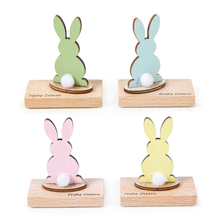 6 kleine Glücksschweinchen aus Holz Glücksbringer Geschenk Natur