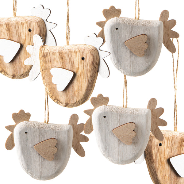 Logbuch-Verlag 3 Osterhasen Porzellan Figuren Creme weiß mit Herz Karotte & Osterei Osterdekoration stehend 13,5 cm