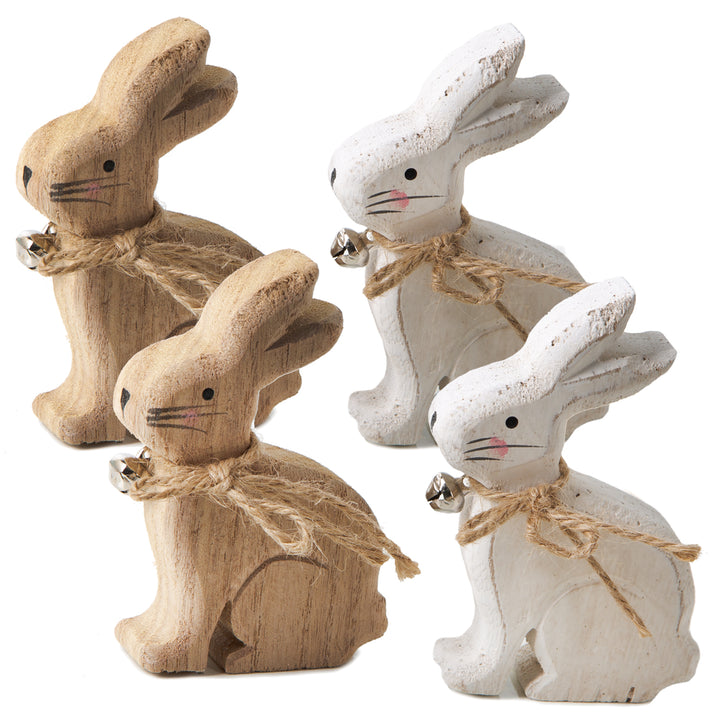 27 Mini Holzherzen zum Aufhängen - gelb rosa grau Hochzeit Valentinstag 3 cm