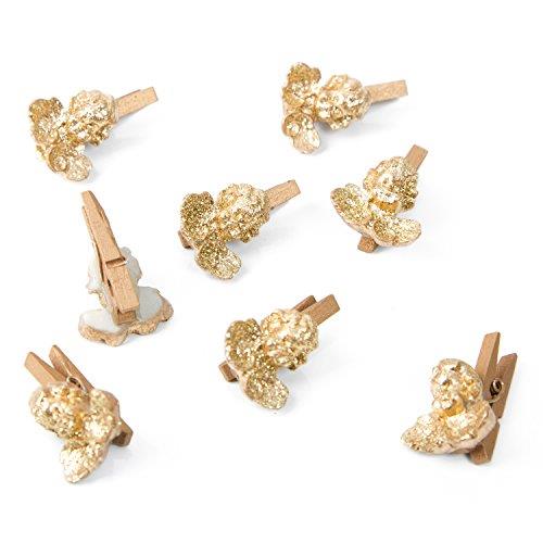 1-24 Zahlen Sticker zum Adventskalender basteln: Aufkleber + Holzklammern Holz Scheibe 4 cm Aufkleben beige grün