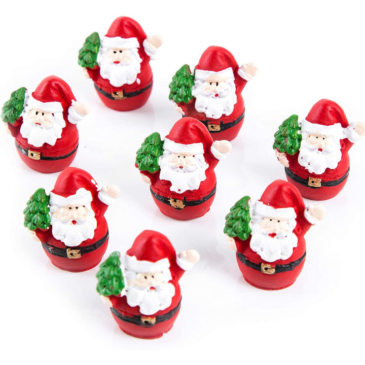 20 kleine MINI Weihnachtsmann rot grün weiß NIKOLAUS SANTA CLAUS 3,5 cm Miniatur Figur give-away Kunden-Geschenk Werbeartikel Weihnachten Weihnacht-Deko Geschenk - Foto 1
