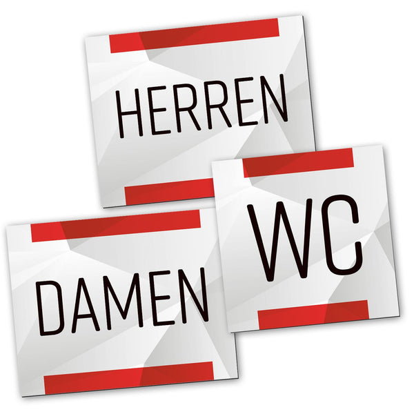 WC-Schild Toiletten-Schild Türschild blau weiß türkis Mosaik-Optik rund 15 cm Durchmesser inkl. Klebepunkte Badezimmer