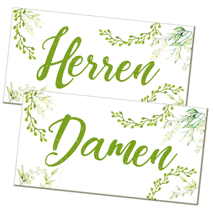 WC-Schild Holzoptik Häuschen mit Herz braun weiß 17 cm - WC-Häuschen