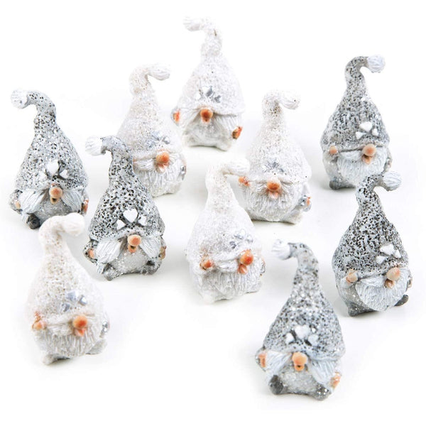 Logbuch-Verlag 4 Engel Prinzessin Figuren weiß silber mit Krone Weihnachten Deko Schutzengel Weihnachtsgeschenk Freundin Mama Mädchen 15 cm