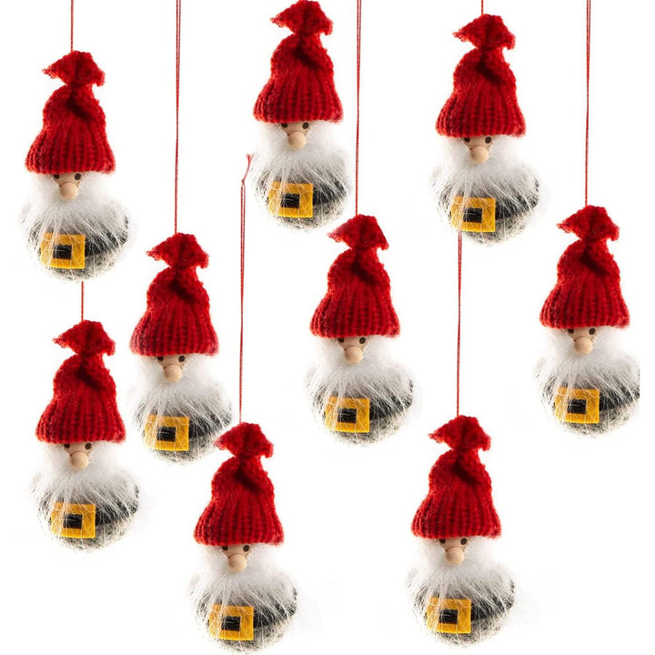 10 Wichtel zum Aufhängen rot grau gelb - als kleines Geschenk - Foto 1